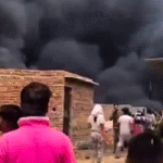 Urban Slum Fire Evictions